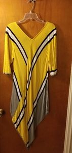 Ashley stewart asymmetrical tunic light sweater